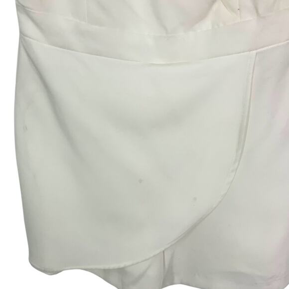 BCBGeneration Skort Romper White Size XS NWOT $98 MSRP - Picture 6 of 8